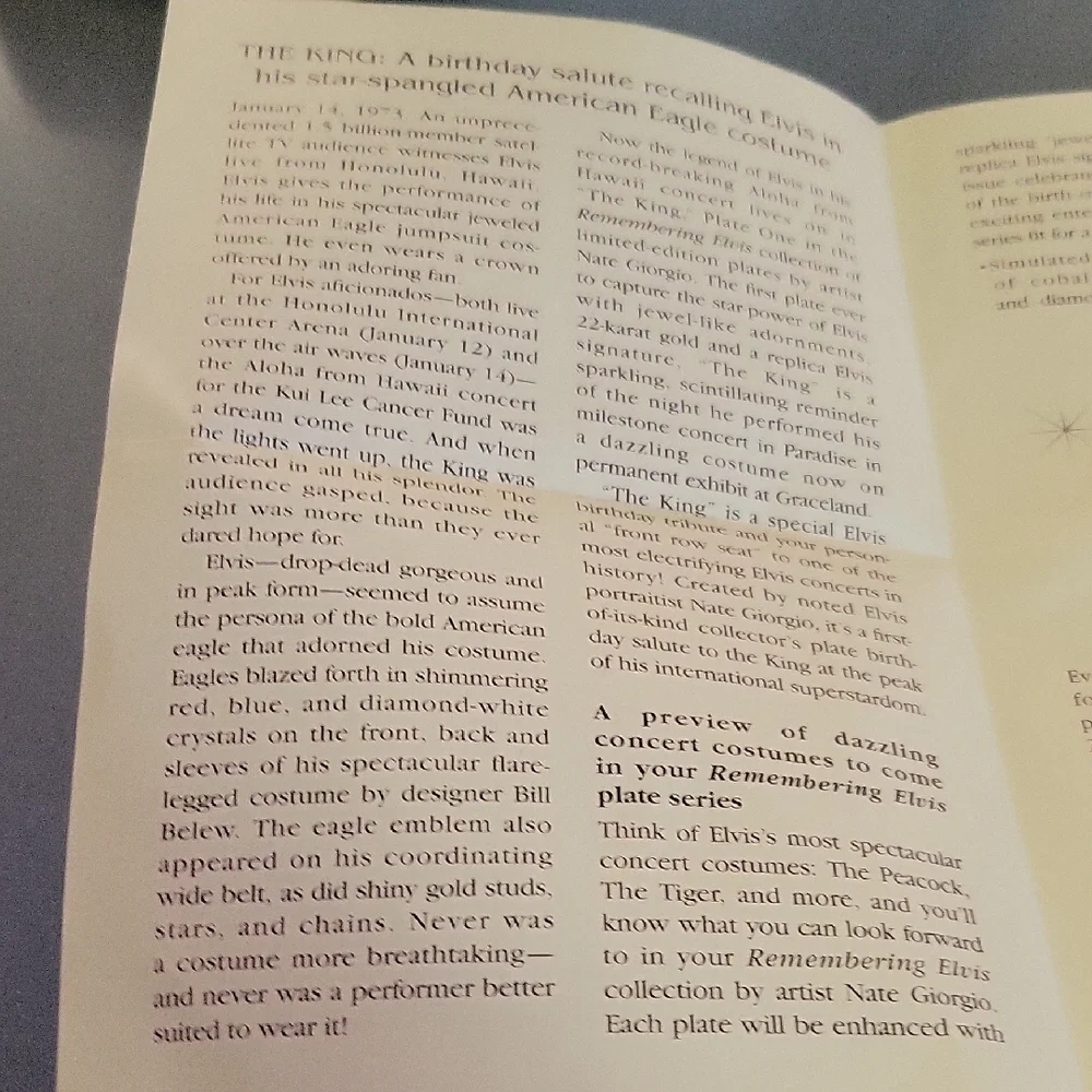 Decorative Plate with Singer Design - Picture 5 of 8